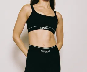 ENVT RILEY BANDED BRA TOP