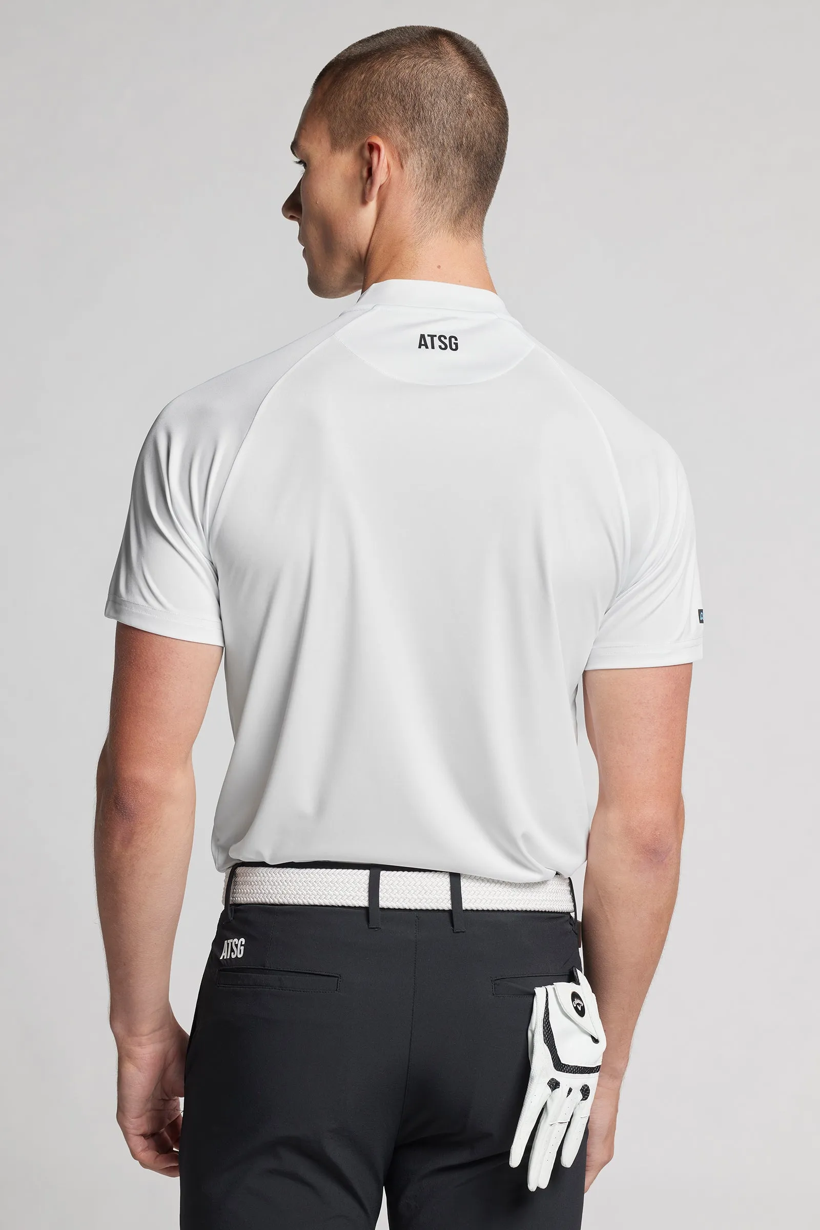 Essentials Regular Fit Grandad Polo - Chalk White