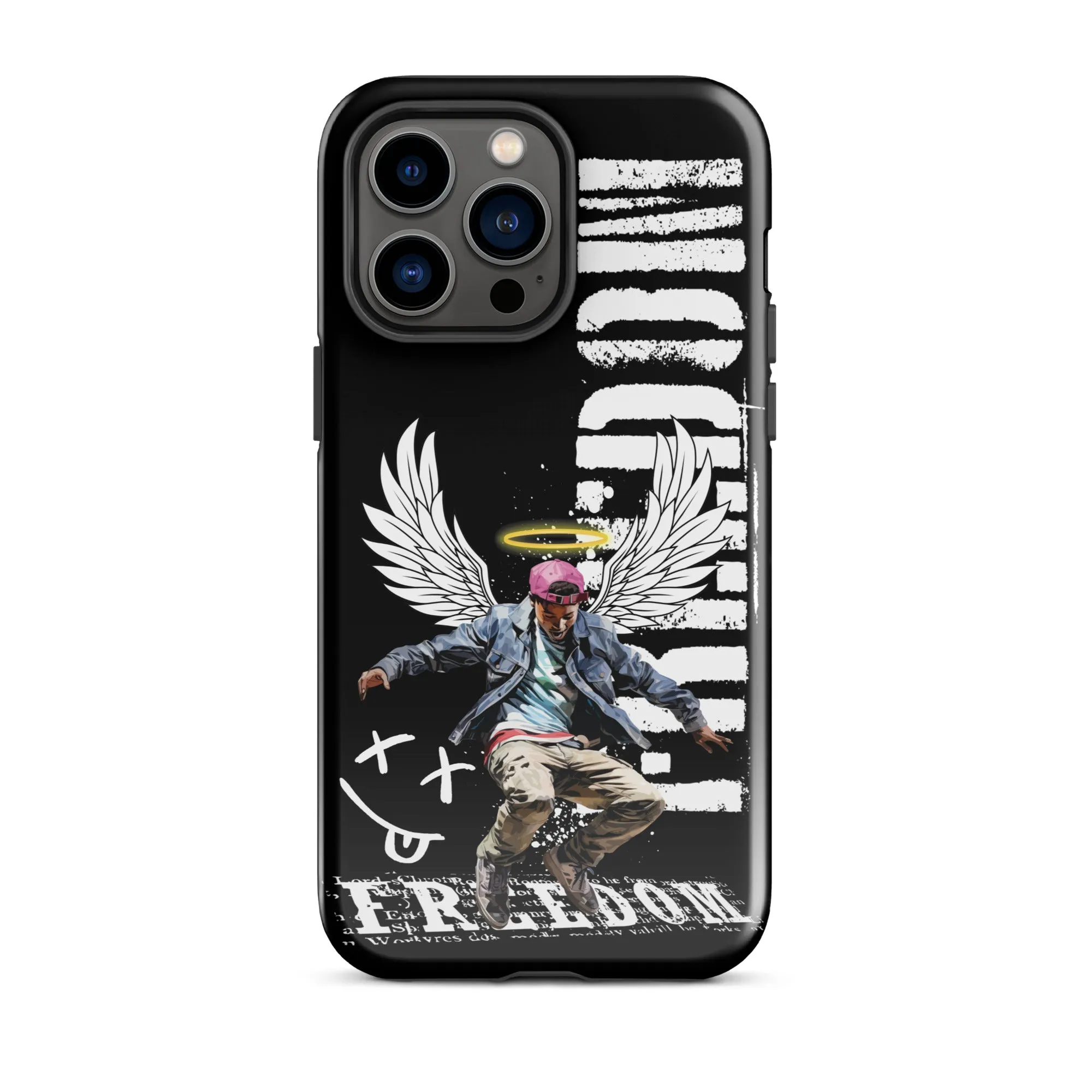 Freedom angel premium iPhone case