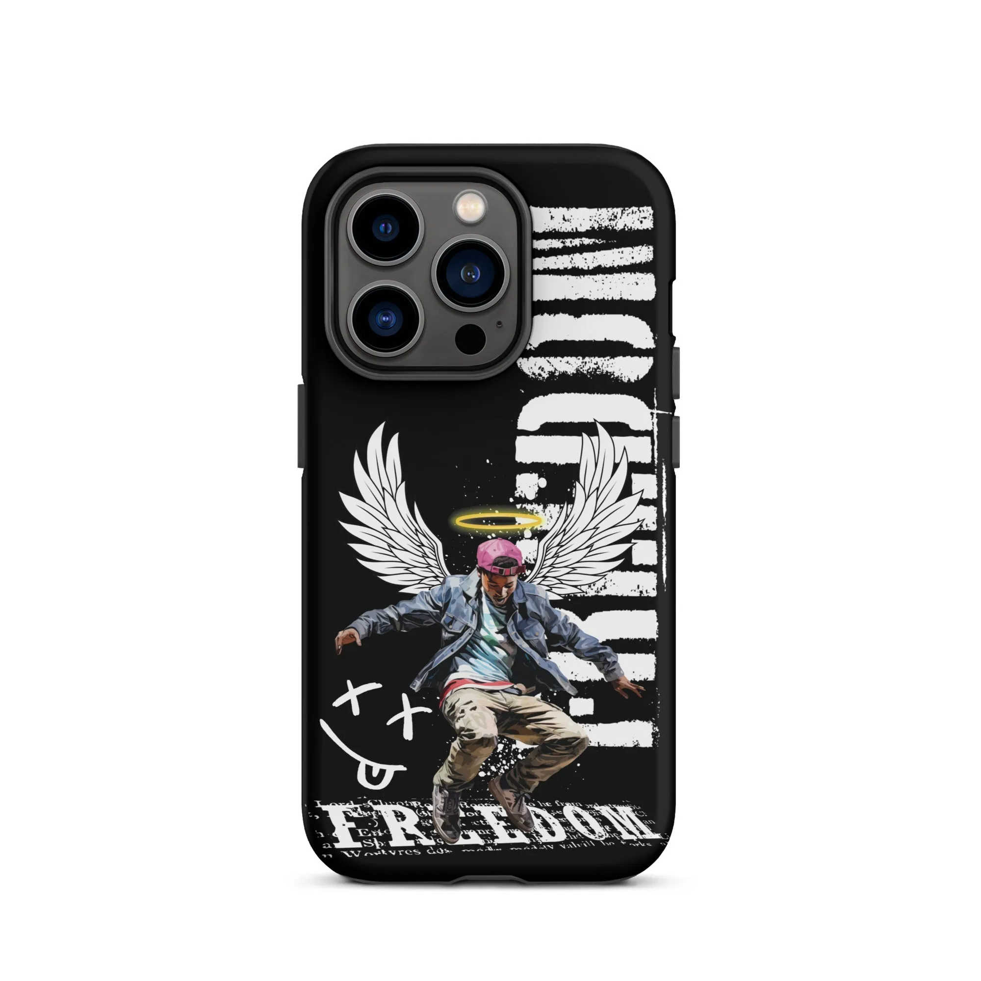 Freedom angel premium iPhone case