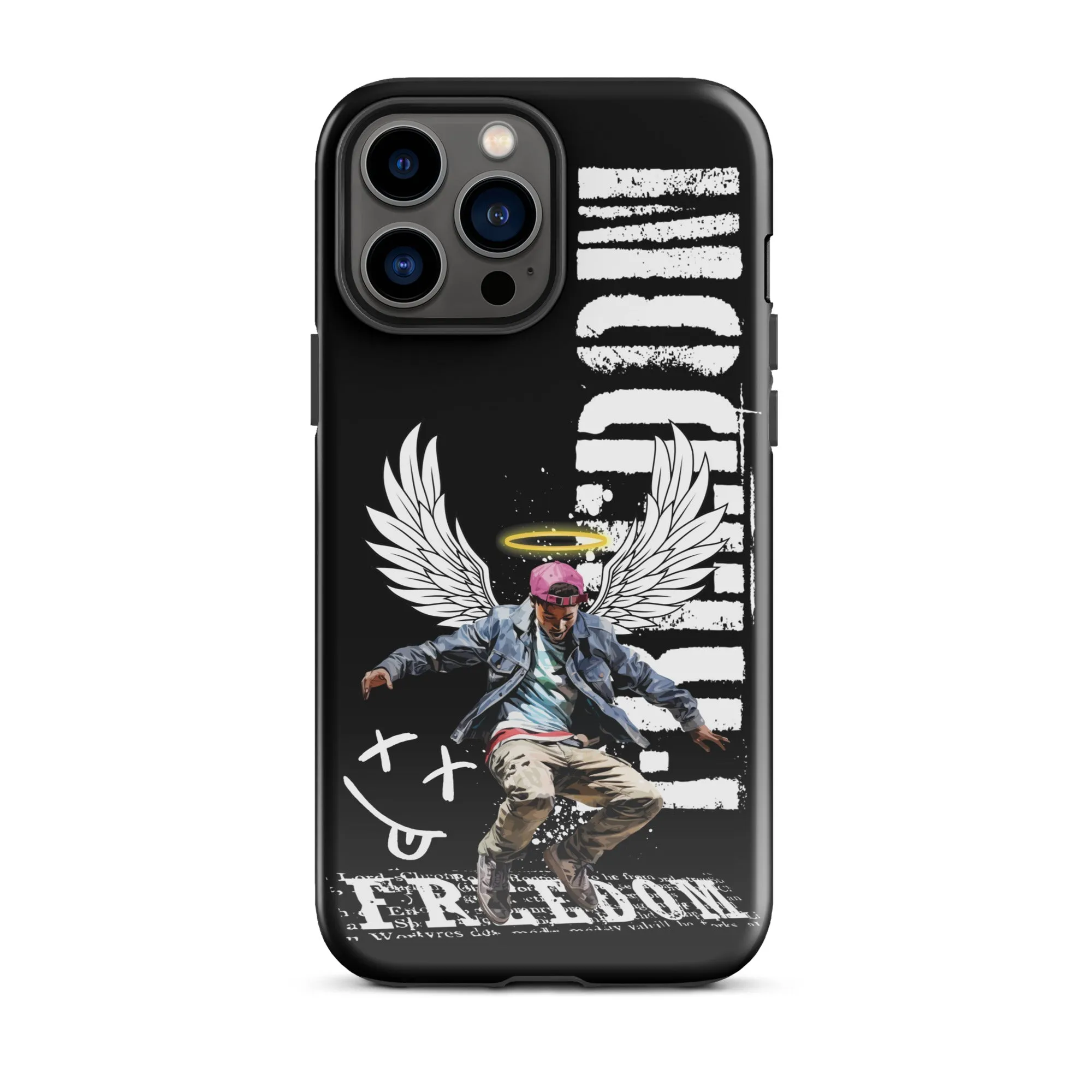 Freedom angel premium iPhone case