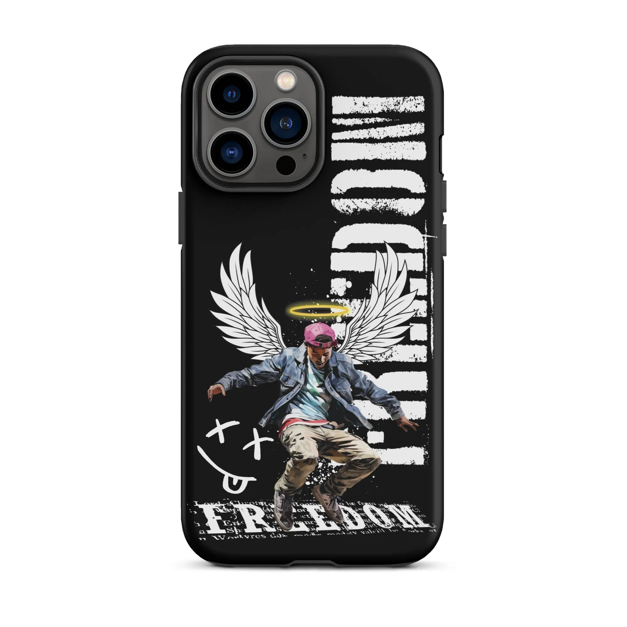 Freedom angel premium iPhone case