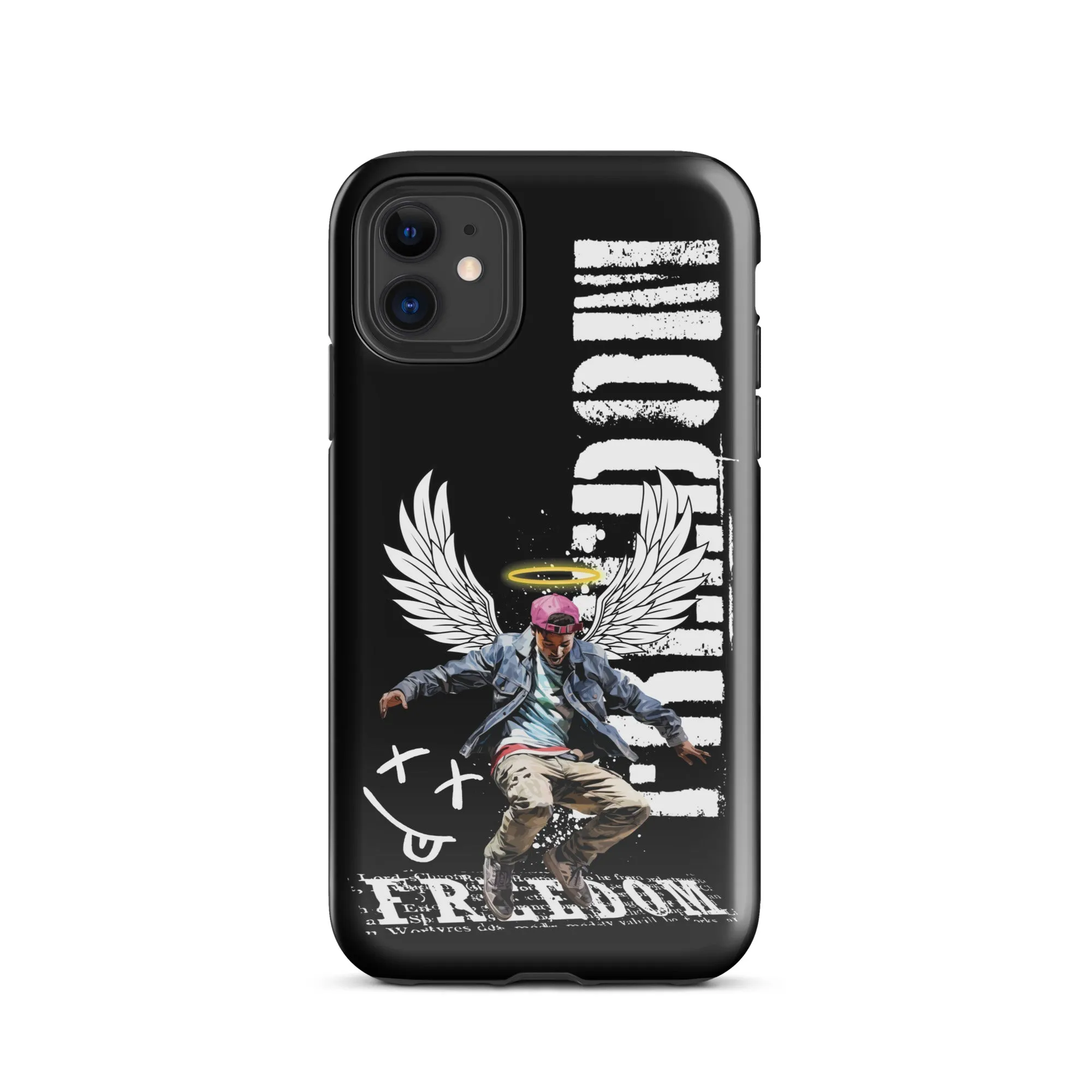 Freedom angel premium iPhone case