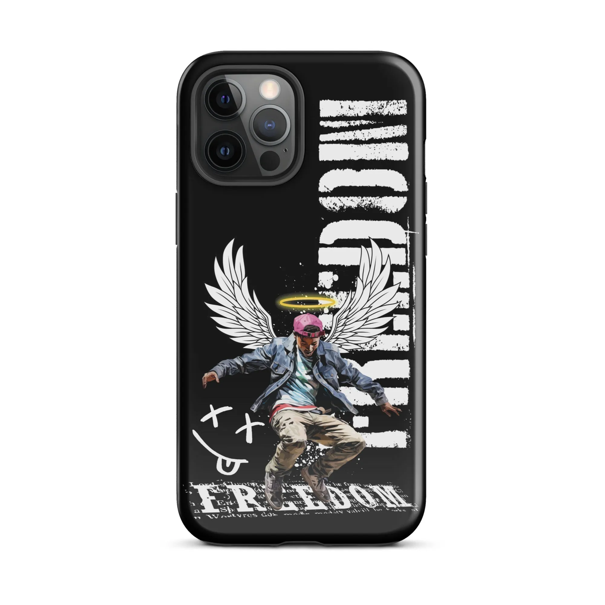 Freedom angel premium iPhone case