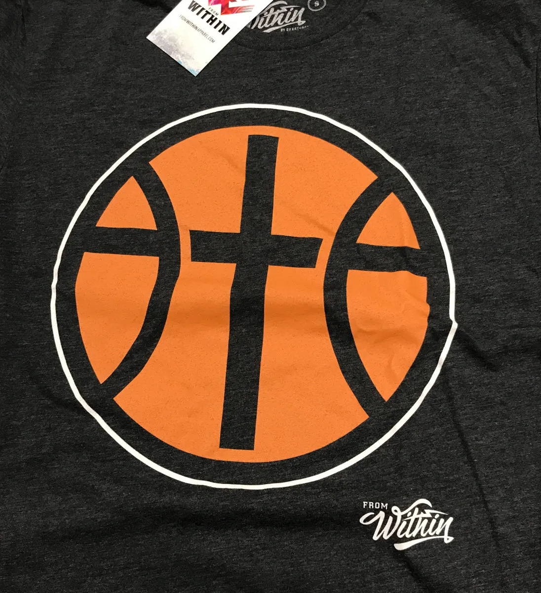 From Within - Faith, Family, Basketball Logo T shirt