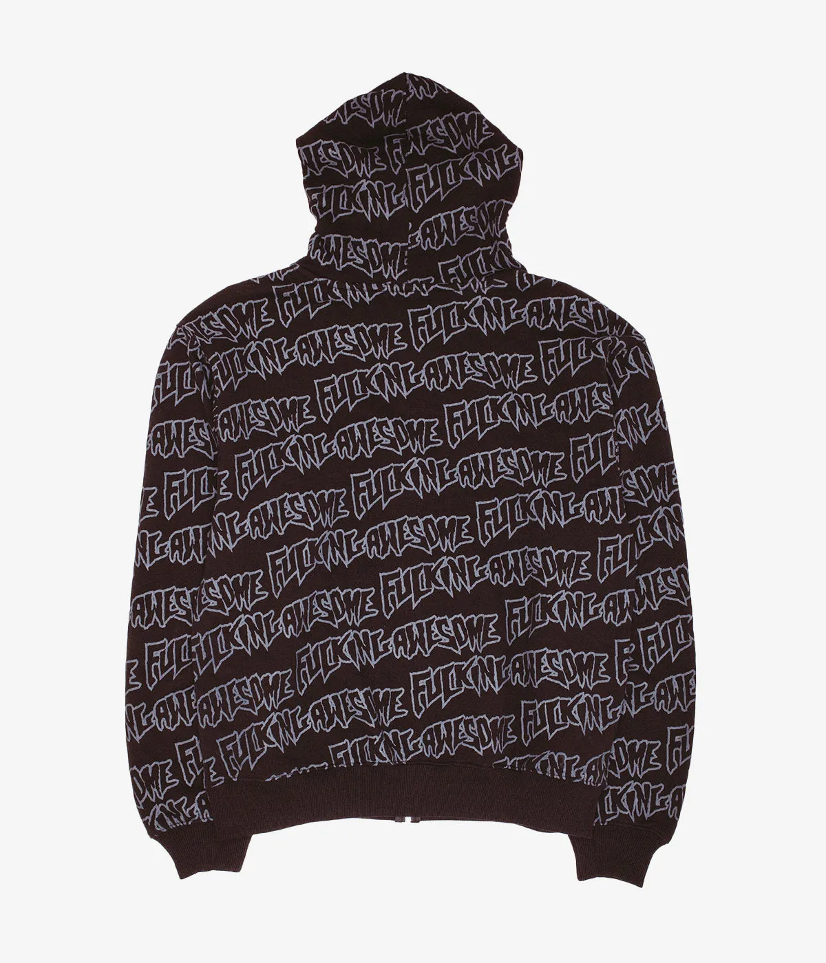 Fucking Awesome AOP Stamp Zipped Hoodie