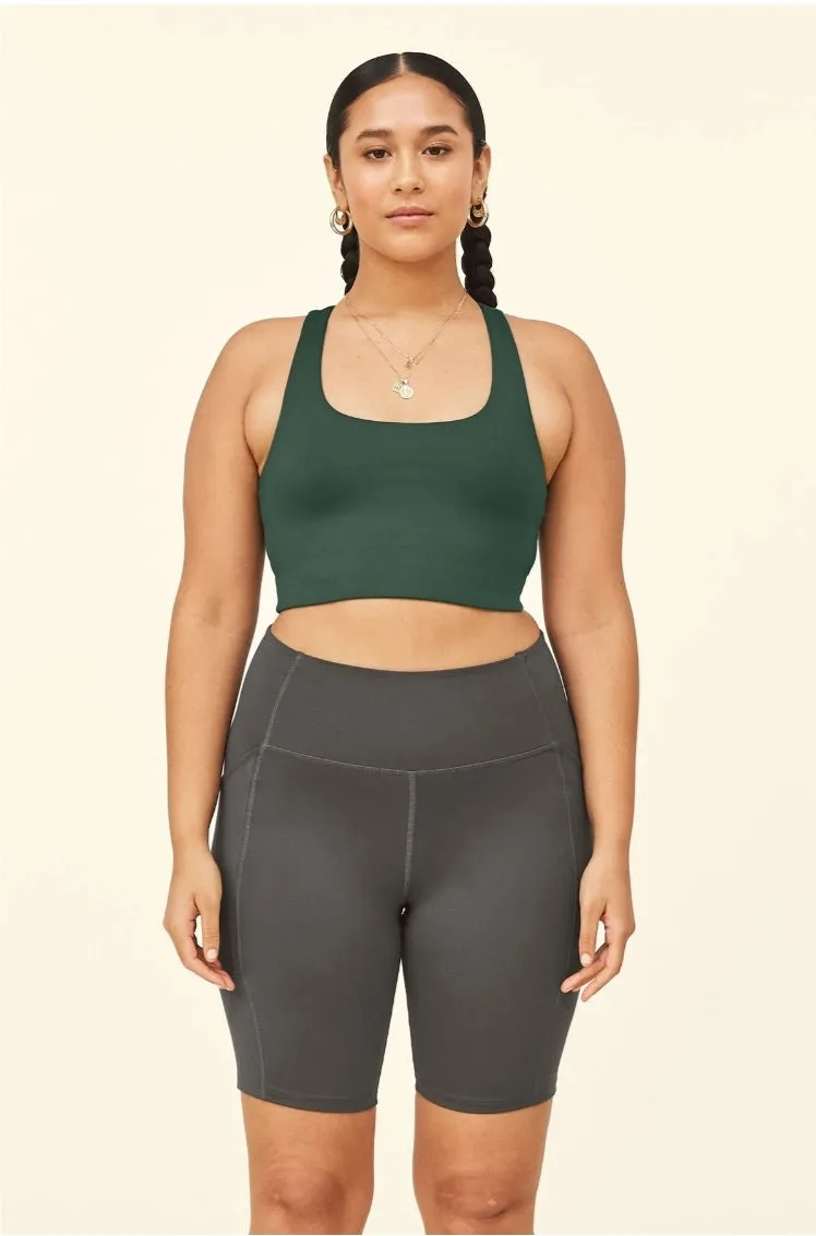 Girlfriend Collective Paloma Bra Moss