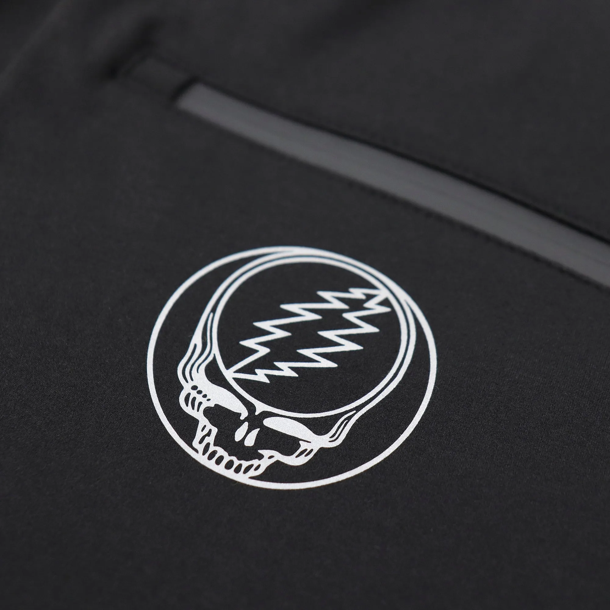 Grateful Dead | Long-Distance-Runner Shorts | Black Steal Your Face