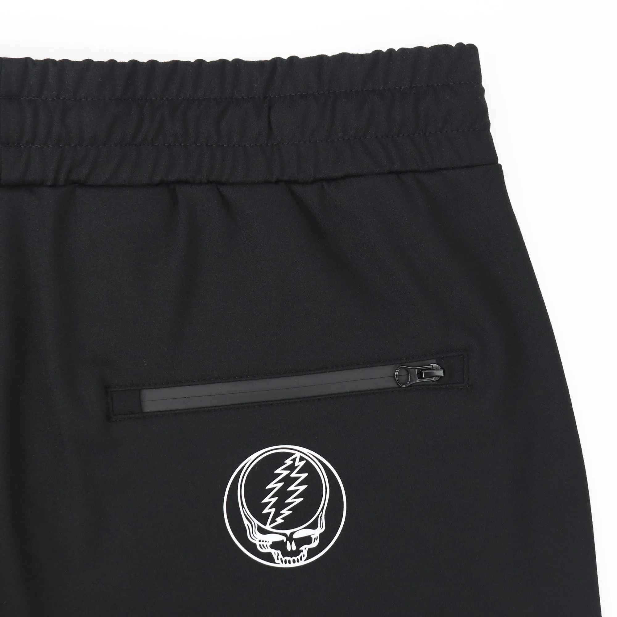 Grateful Dead | Long-Distance-Runner Shorts | Black Steal Your Face