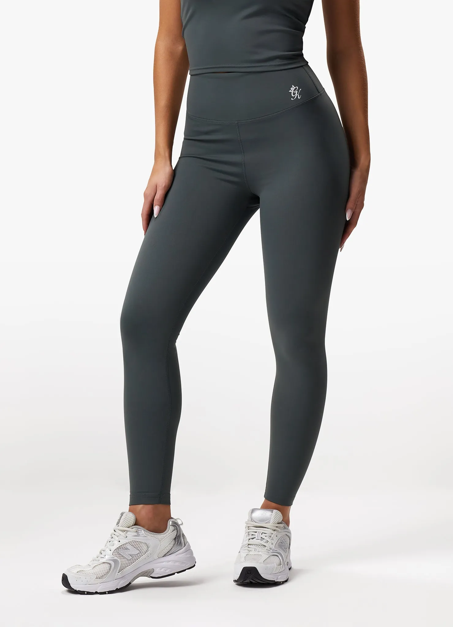 Gym King 365 Legging - Green Smoke