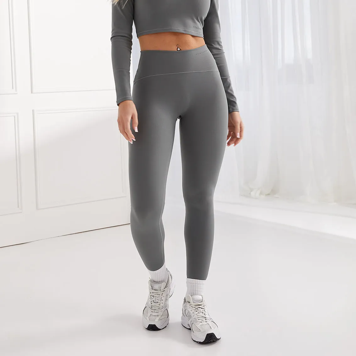 Gym King Peach Luxe Legging - Dark Sage Luxe