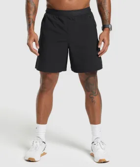 Gymshark Apex 7" Hybrid Shorts - Black