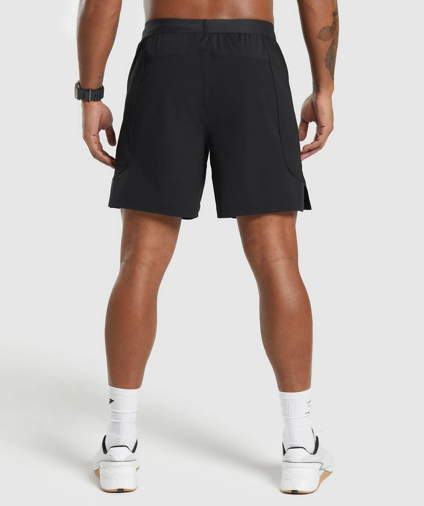 Gymshark Apex 7" Hybrid Shorts - Black