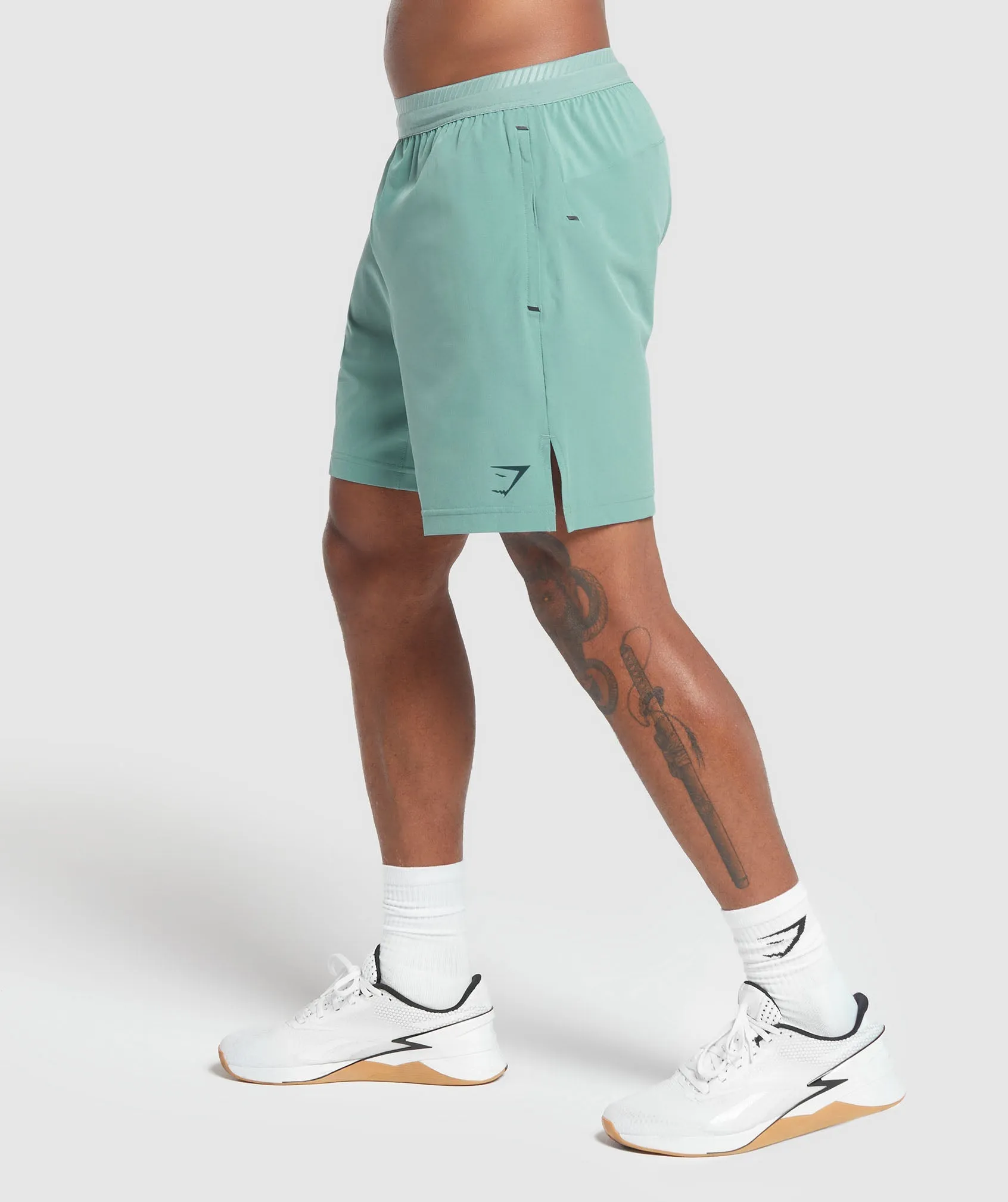 Gymshark Apex 7" Hybrid Shorts - Duck Egg Blue