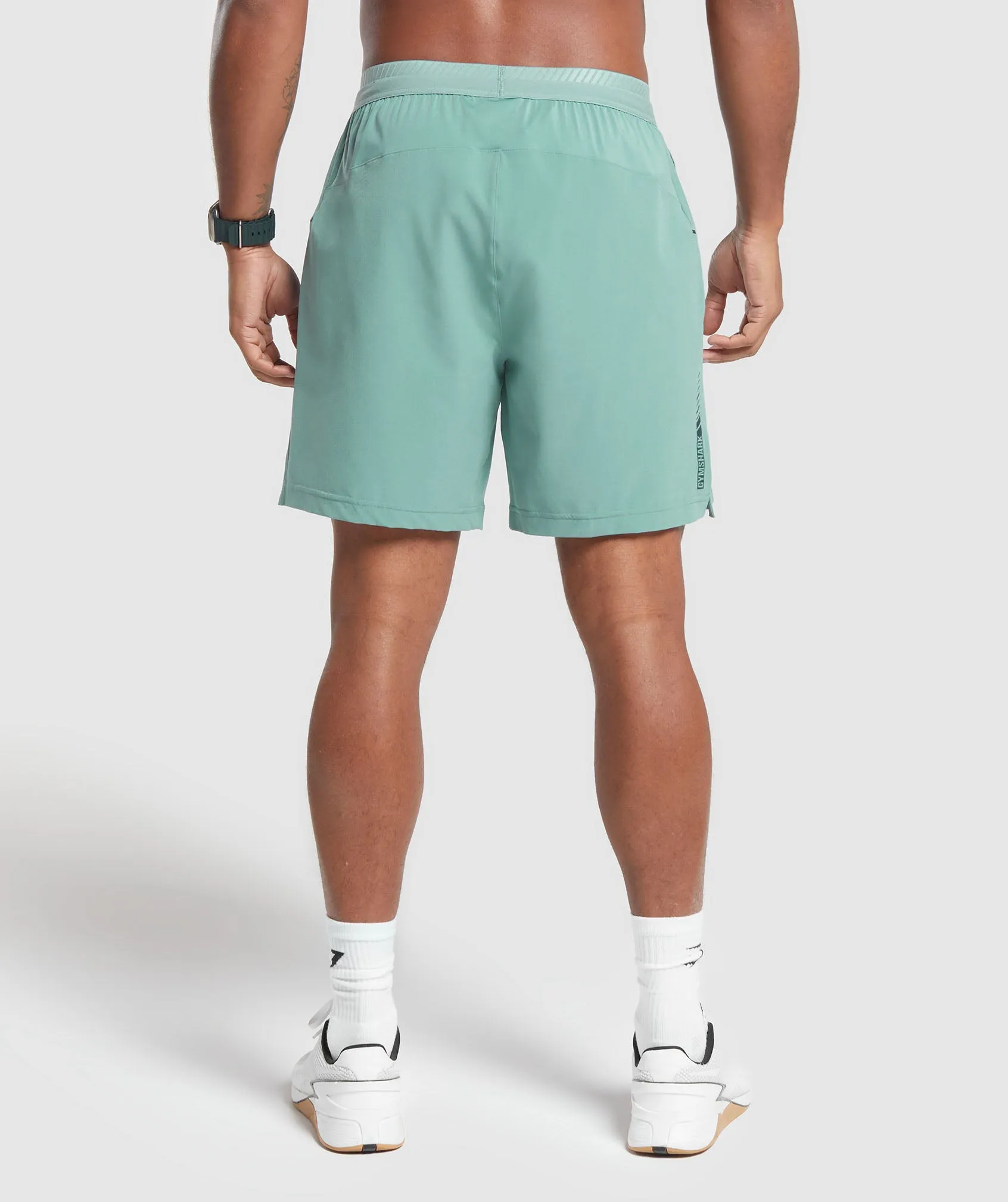 Gymshark Apex 7" Hybrid Shorts - Duck Egg Blue