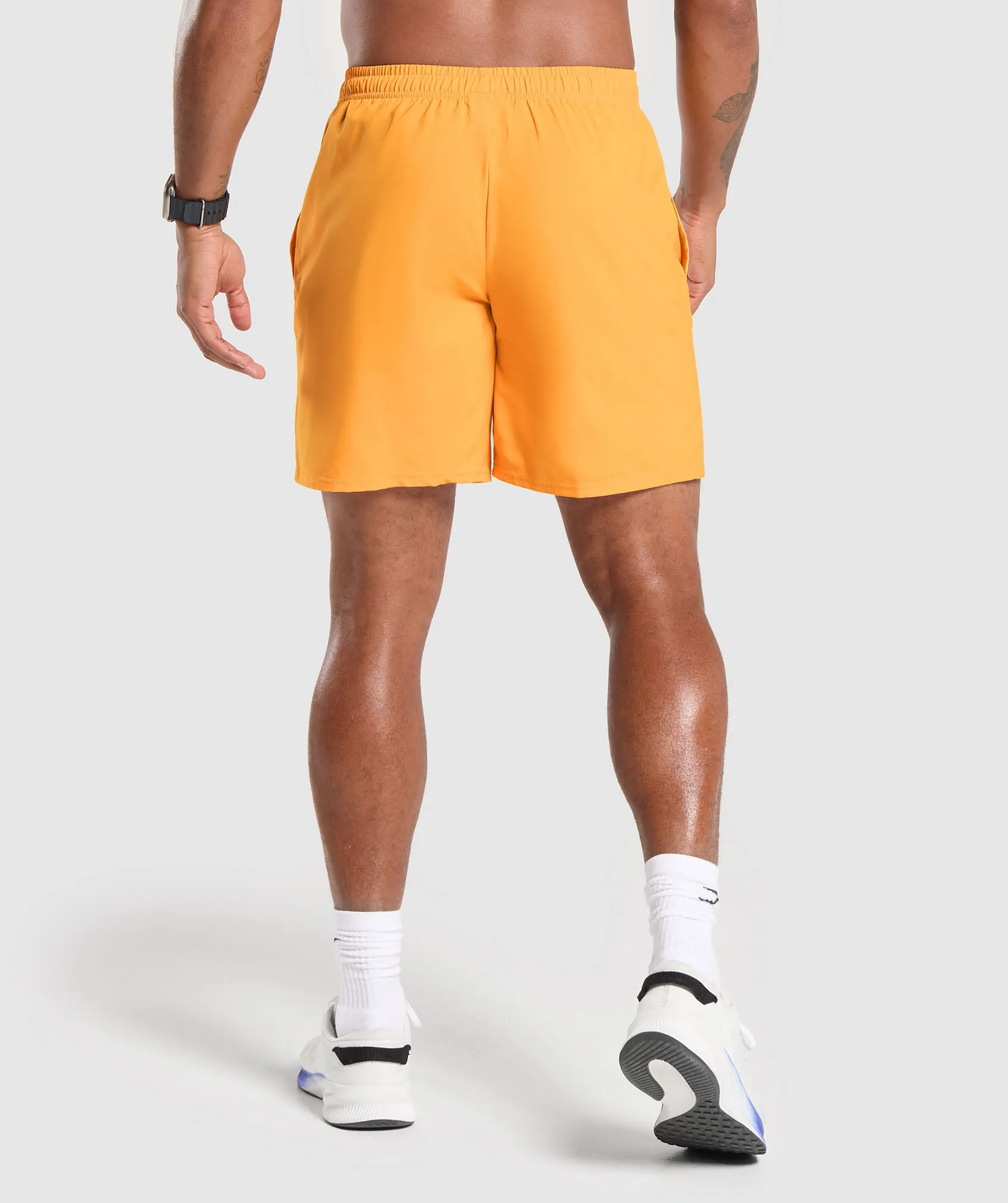 Gymshark Arrival 7" Shorts - Fitness Orange