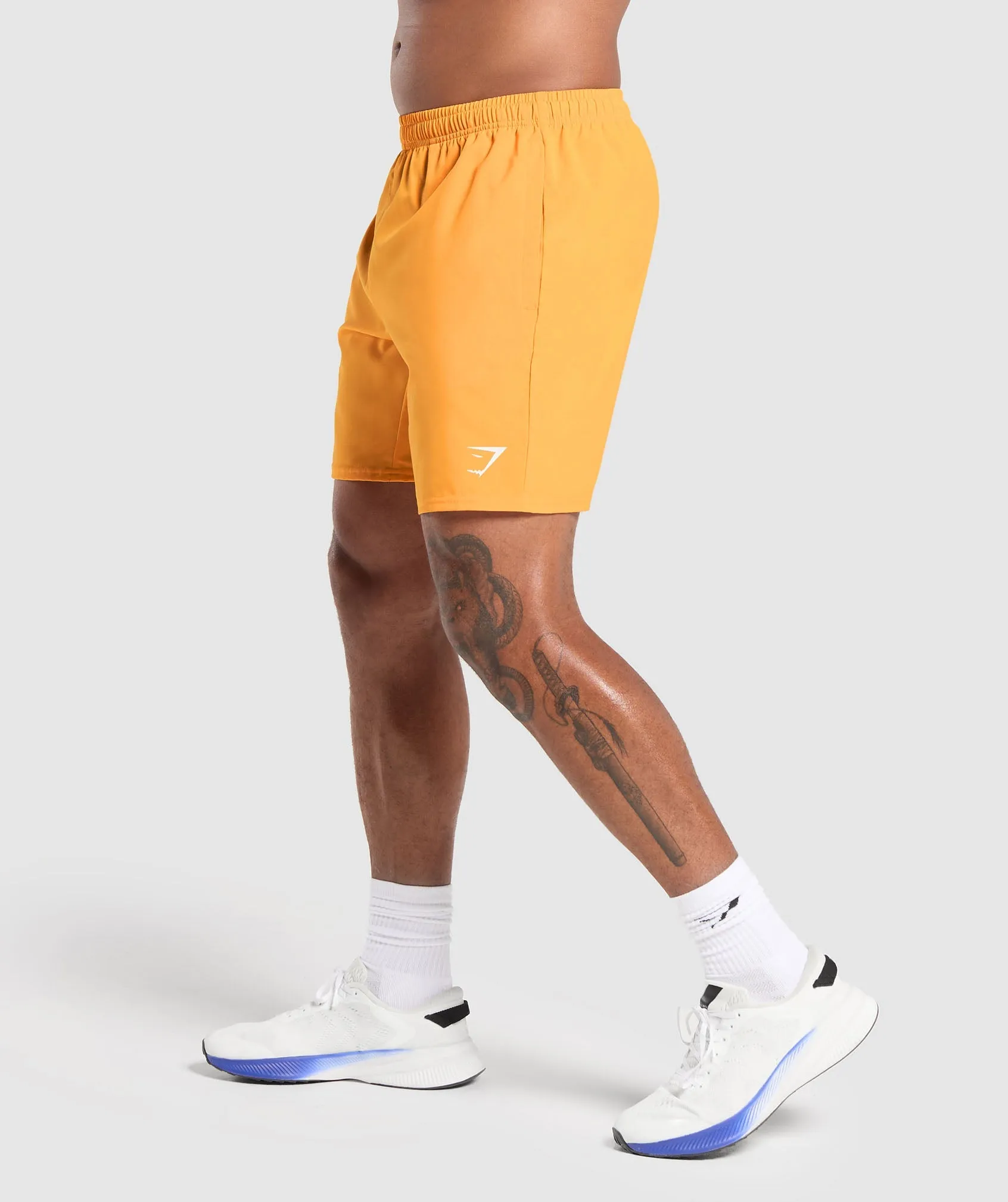 Gymshark Arrival 7" Shorts - Fitness Orange