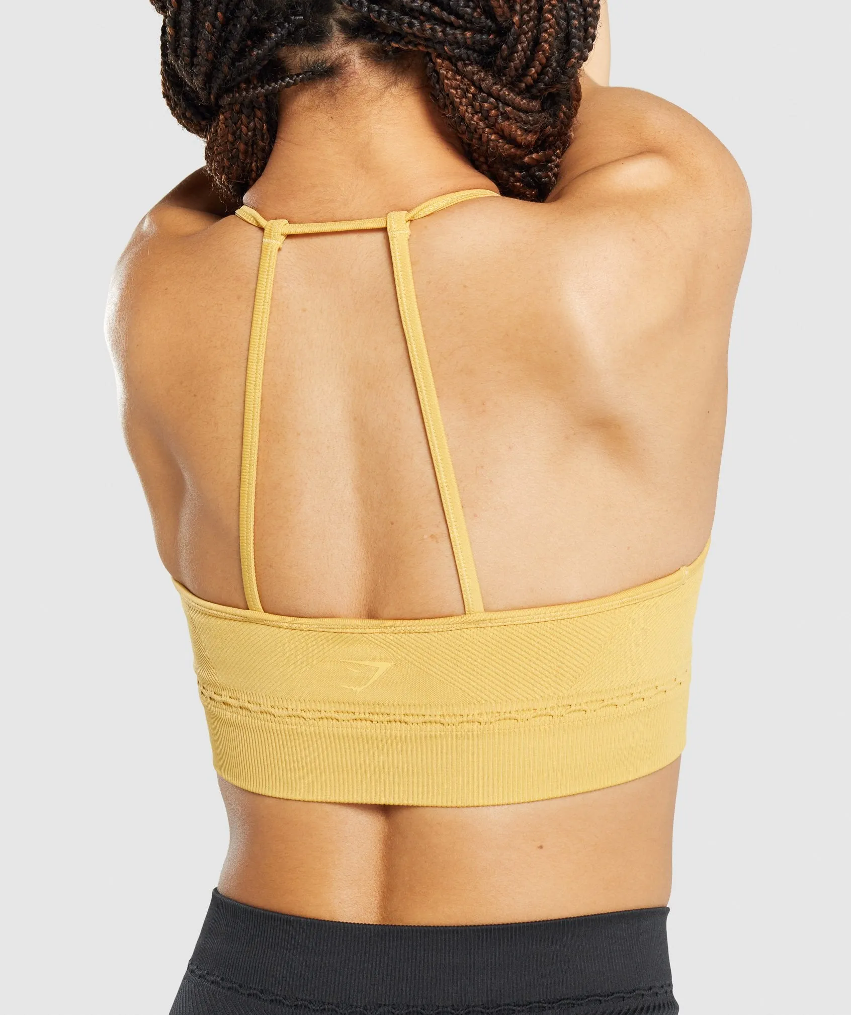 Gymshark Studio Seamless Sports Bra - Yellow