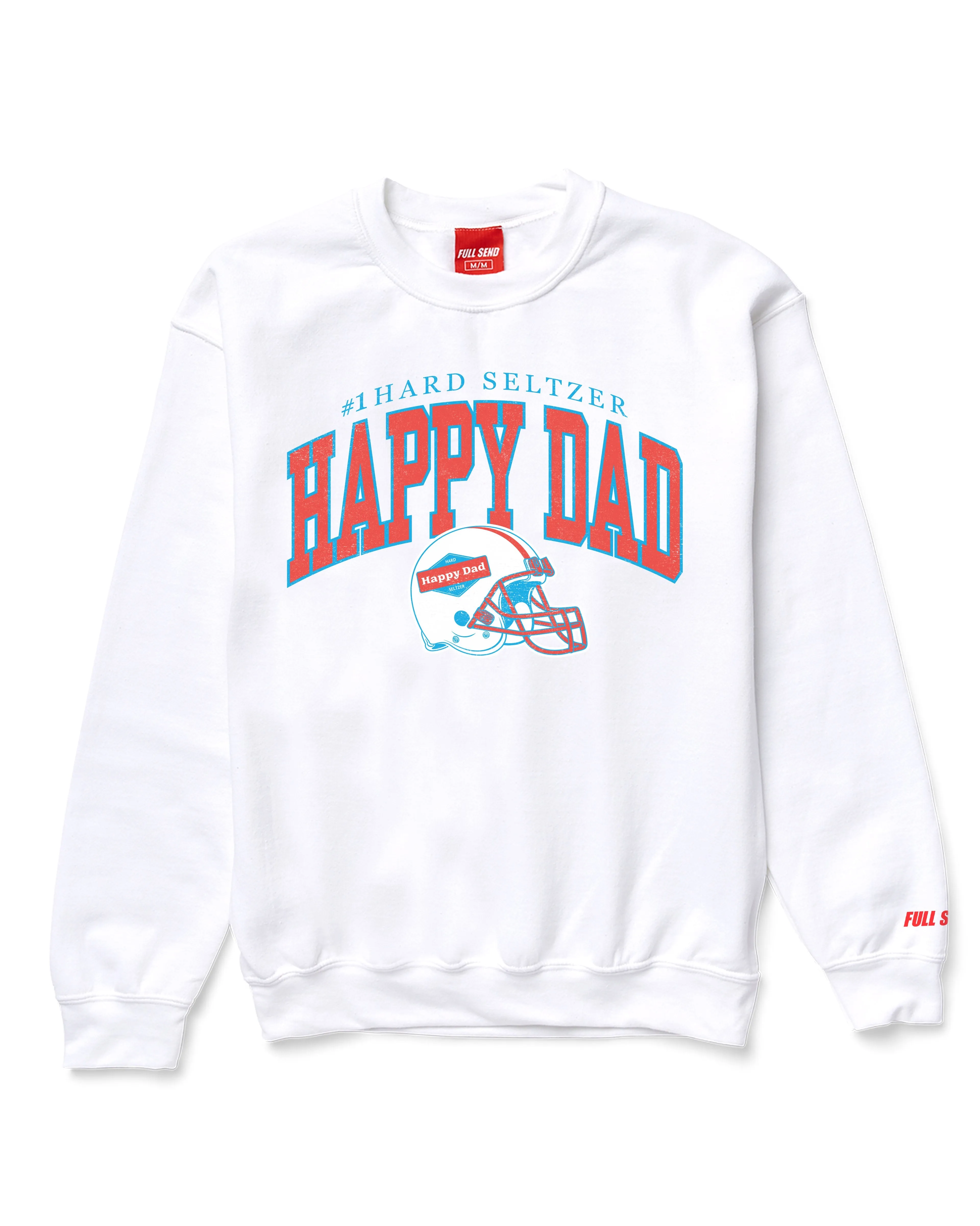 Happy Dad Football Crewneck