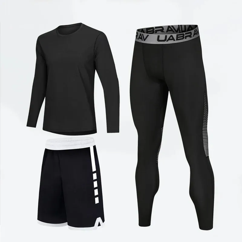 High Elastic Sportswear Compression Tracksuit for Men