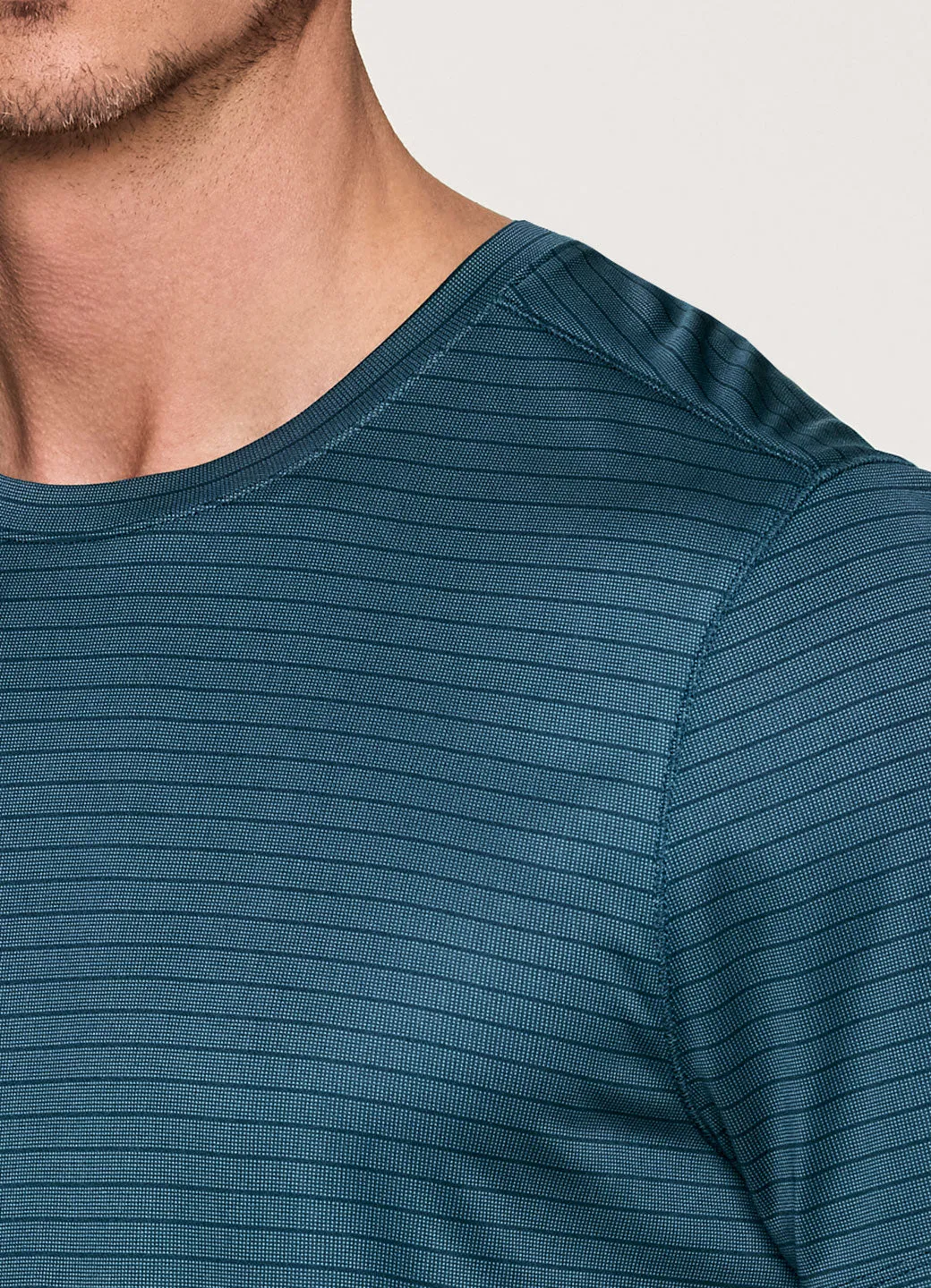 Hit the Court Striped Workout Tee