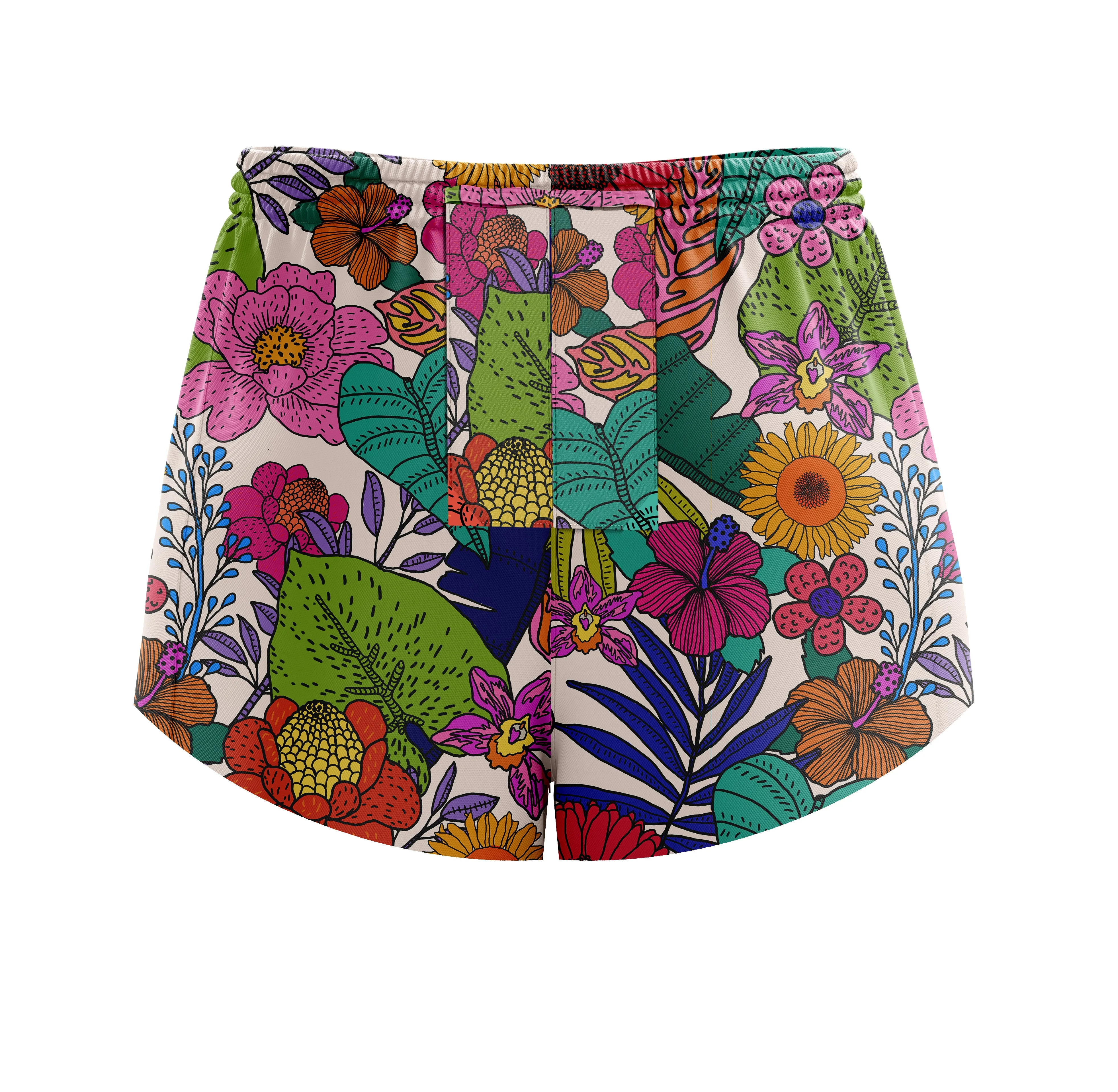 ''I'll bring you flowers'' racer shorts