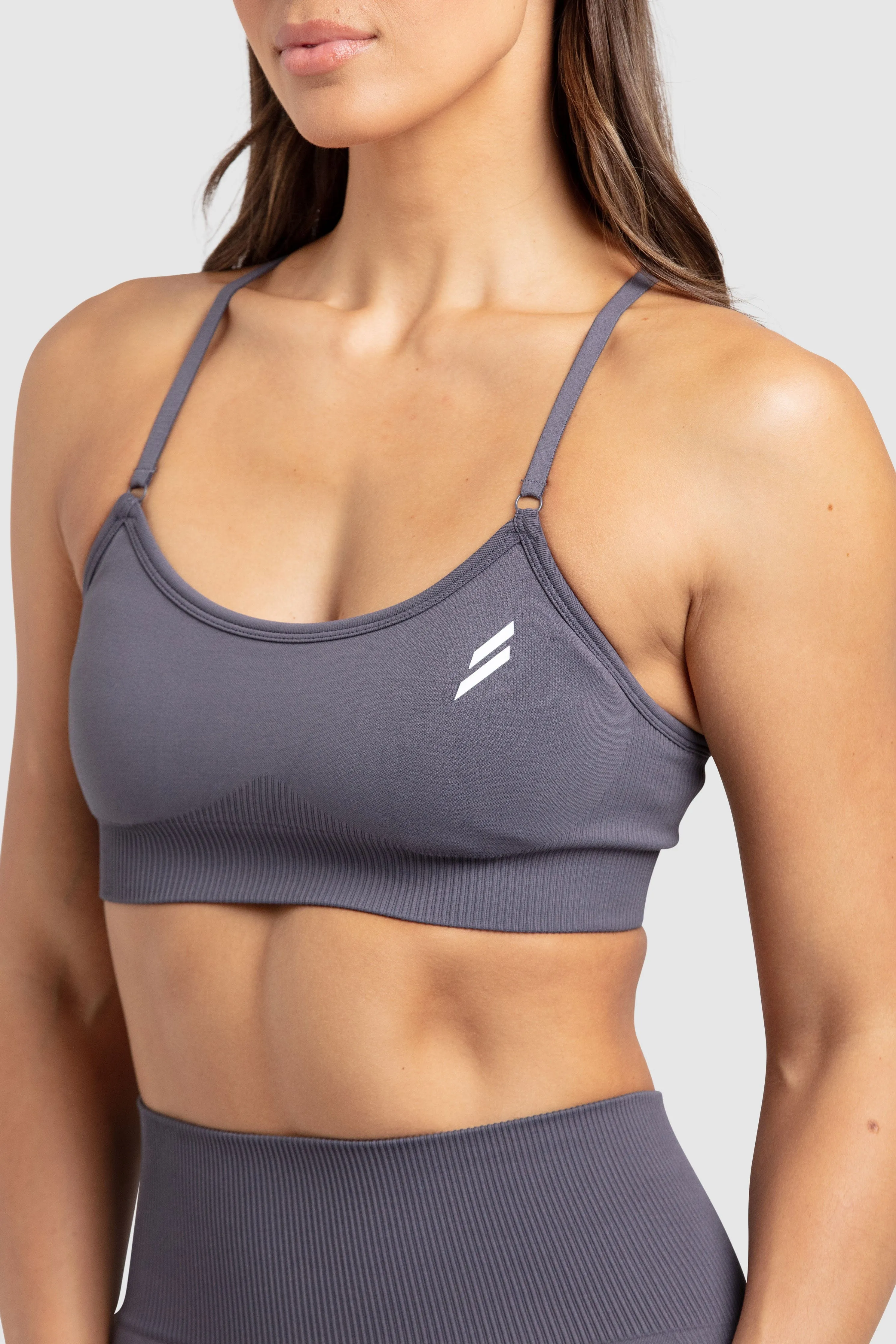 Impact Solid Crop - Storm Grey