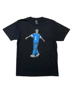 Ink Detroit - Tupac Back from the Dead - Lions Jersey - T-Shirt - Black