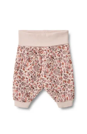 Jersey Pants Cody - Pale Rose Flowers