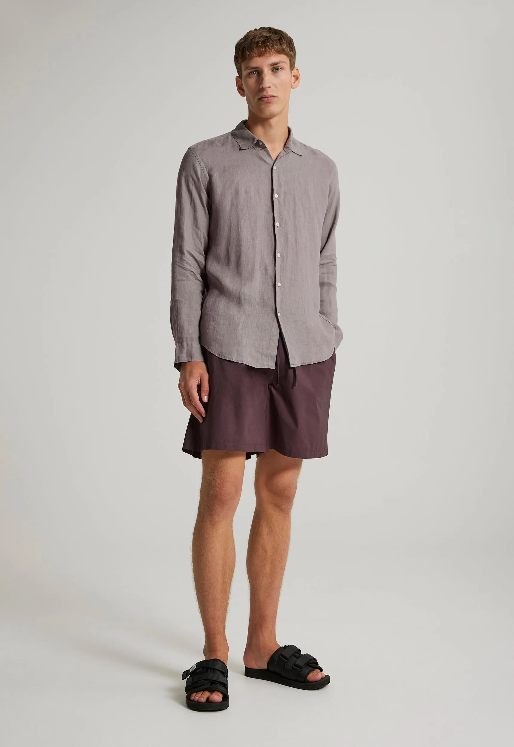 Jordan Cotton Short - Raisin