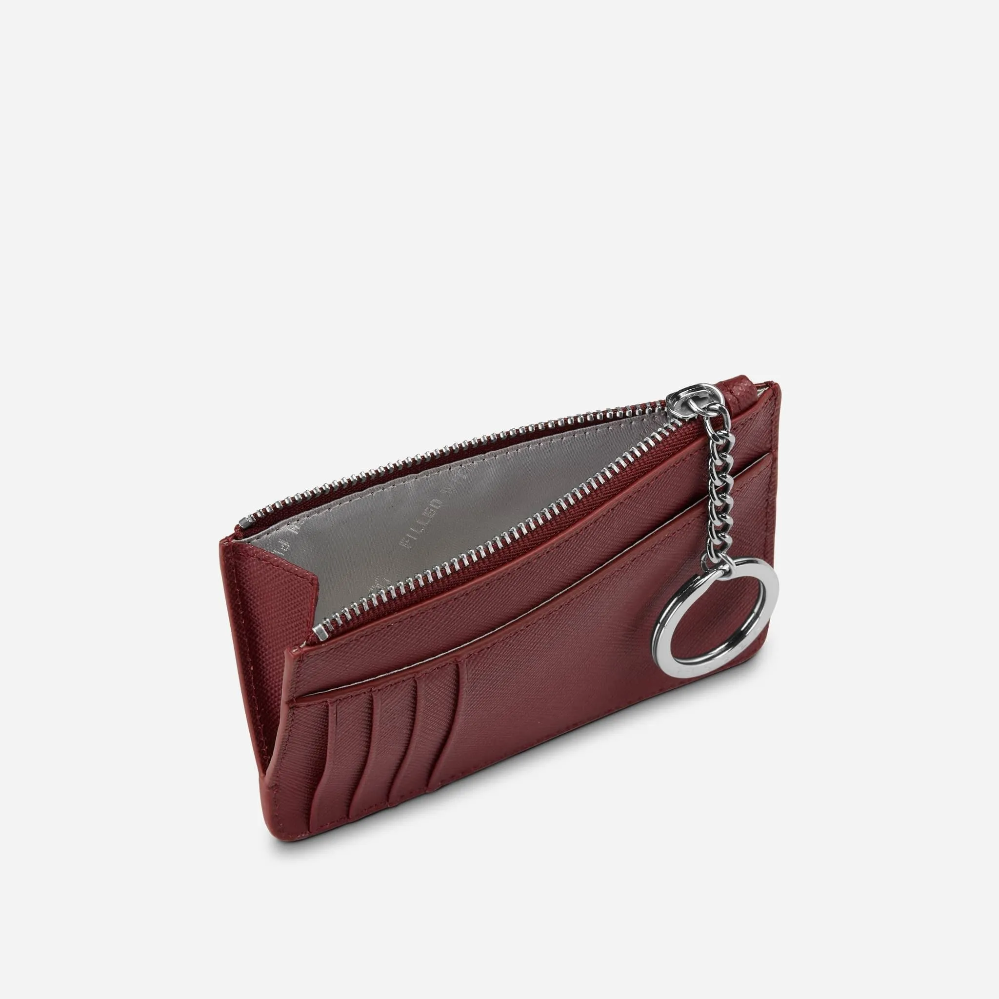 Leather Zippered Wallet