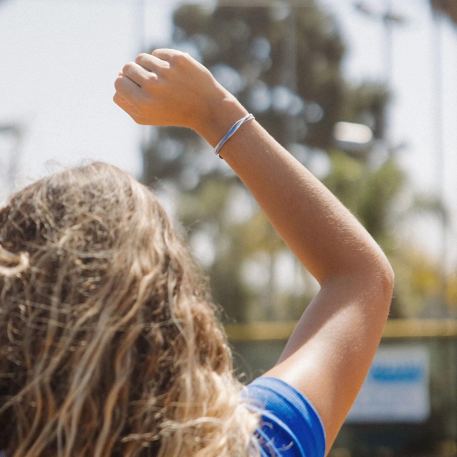 Light Blue & White Bracelet