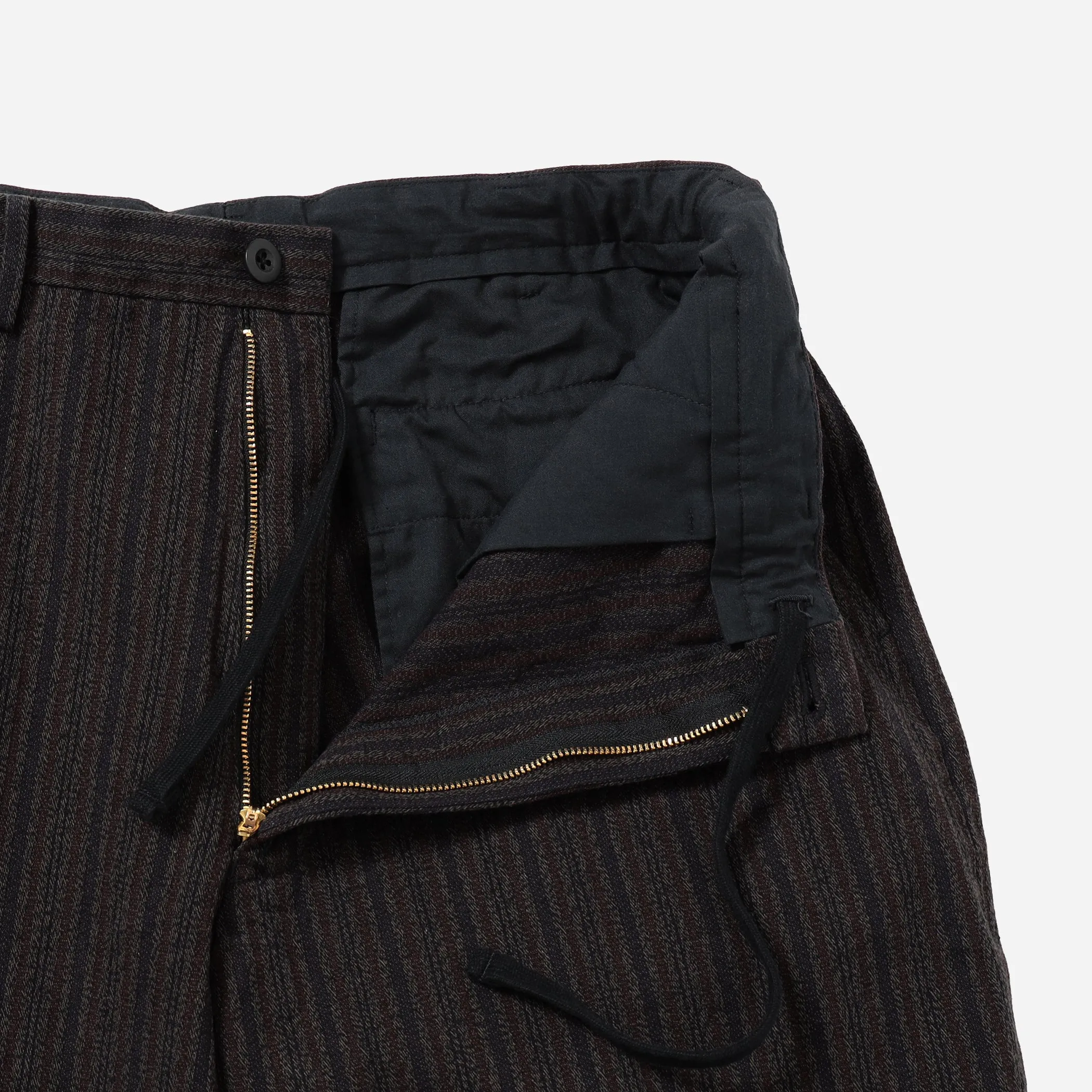 LIPSI STRAIGHT PANT - BROWN STRIPE