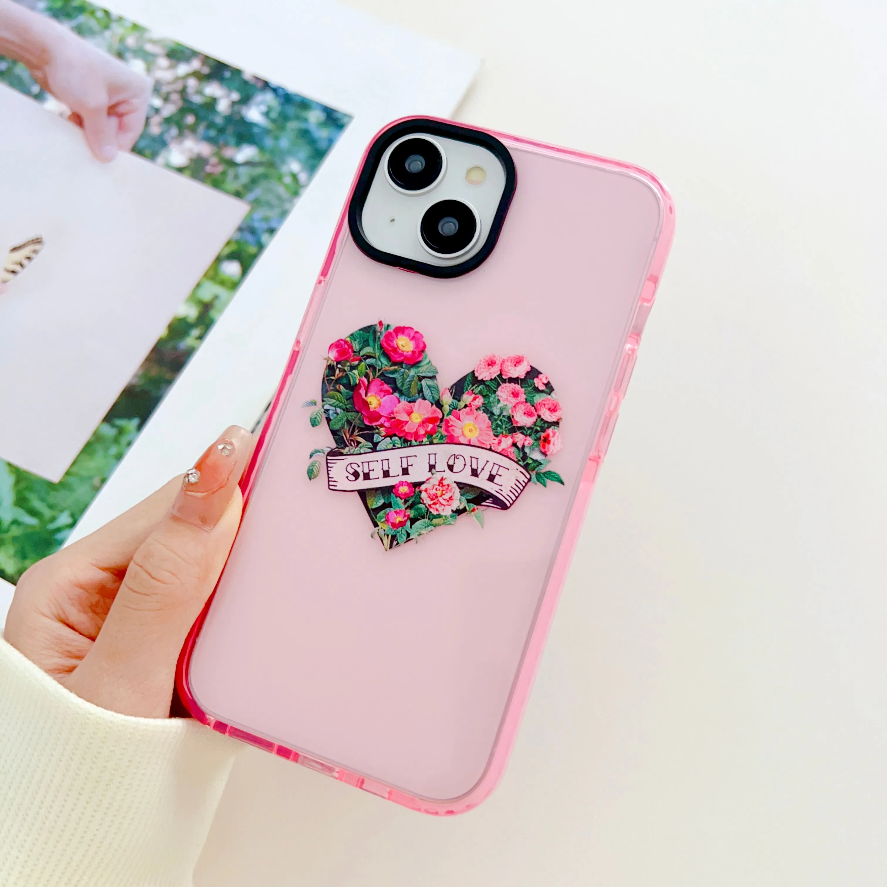 Love Makes Everything Grow Designer Impact Proof Case for iPhone