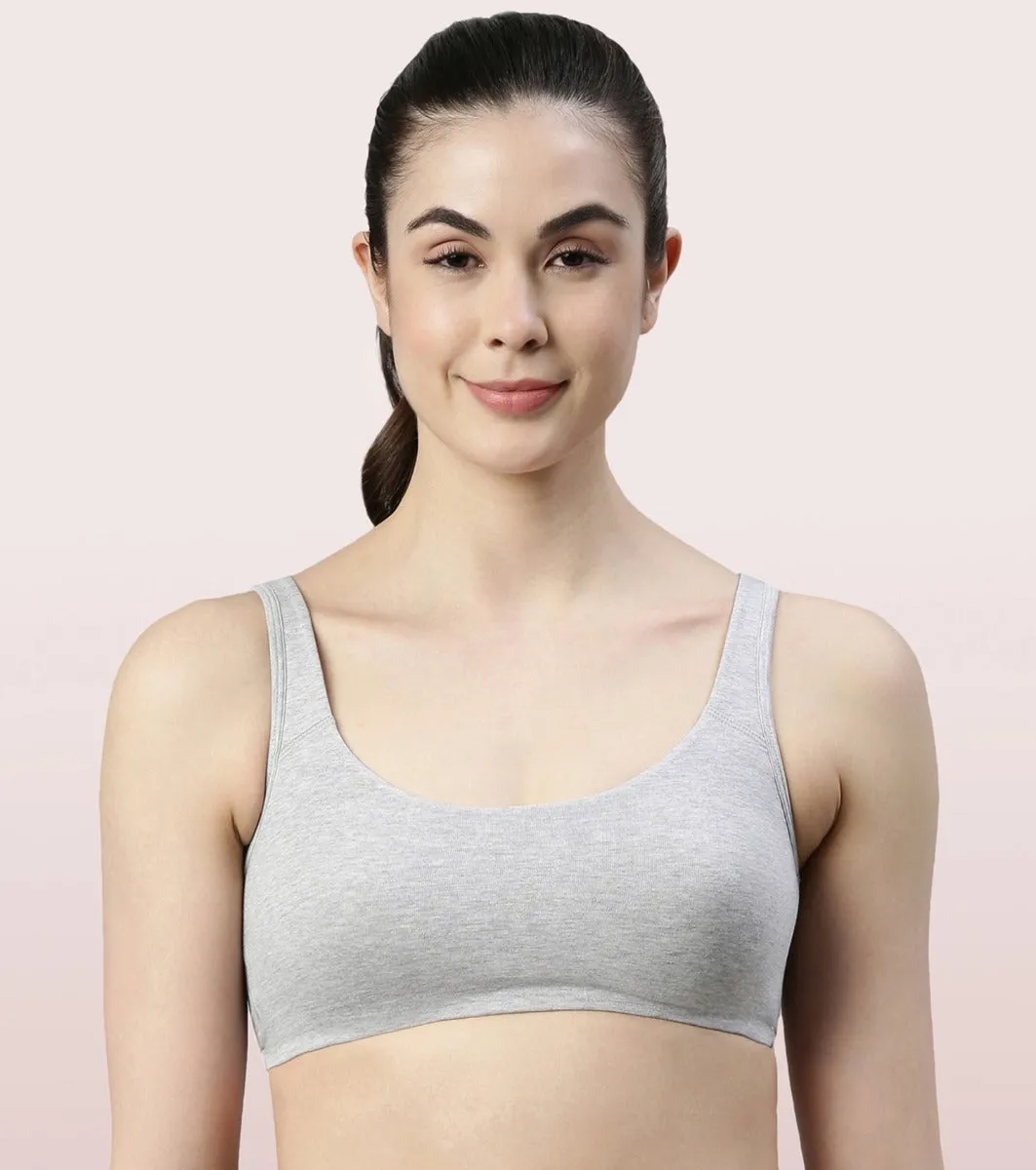 Low Impact Cotton Bra