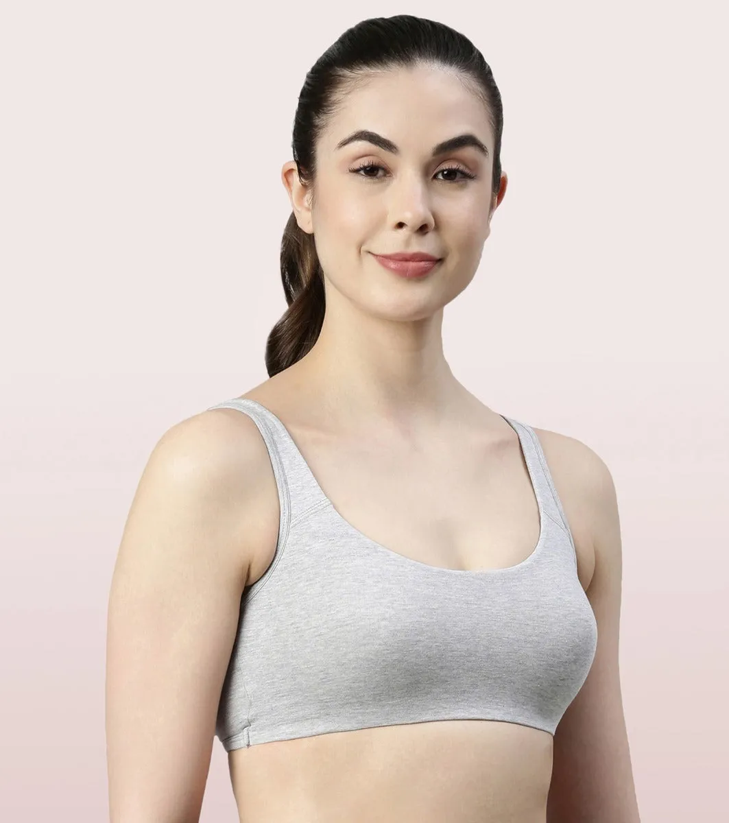 Low Impact Cotton Bra