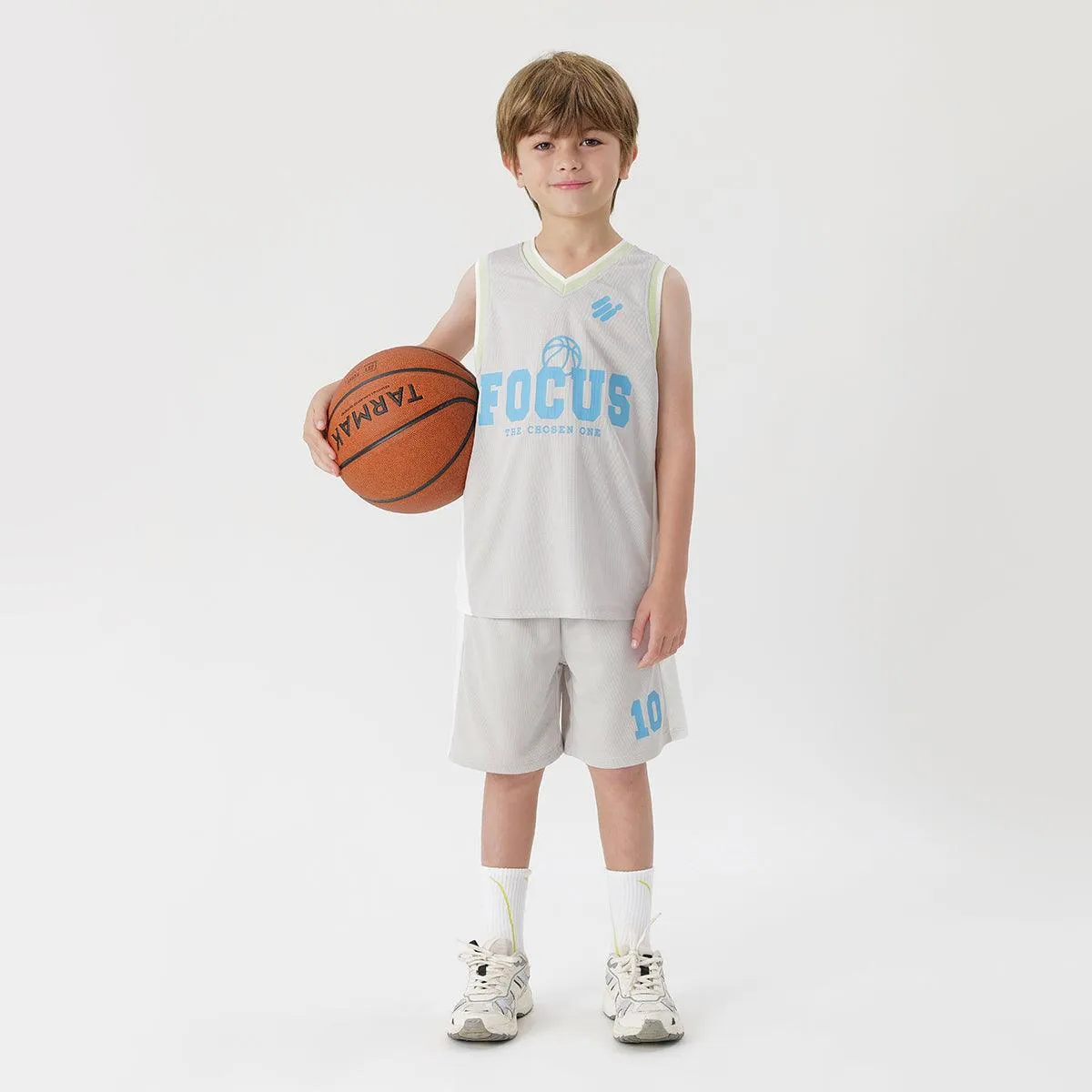 MARC & JANIE Boys Tank Top Shorts Sports Set Basketball Uniform 240793