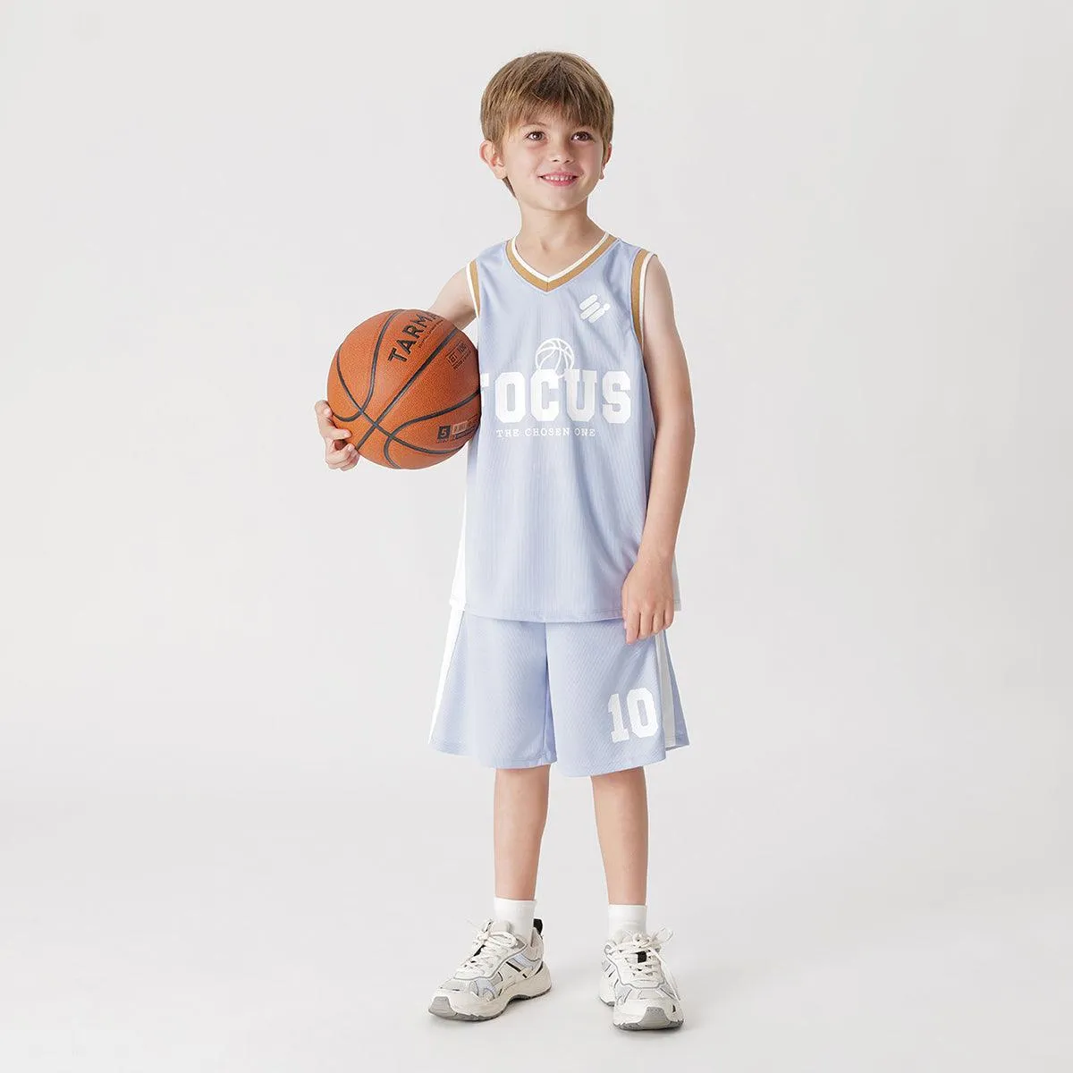 MARC & JANIE Boys Tank Top Shorts Sports Set Basketball Uniform 240793