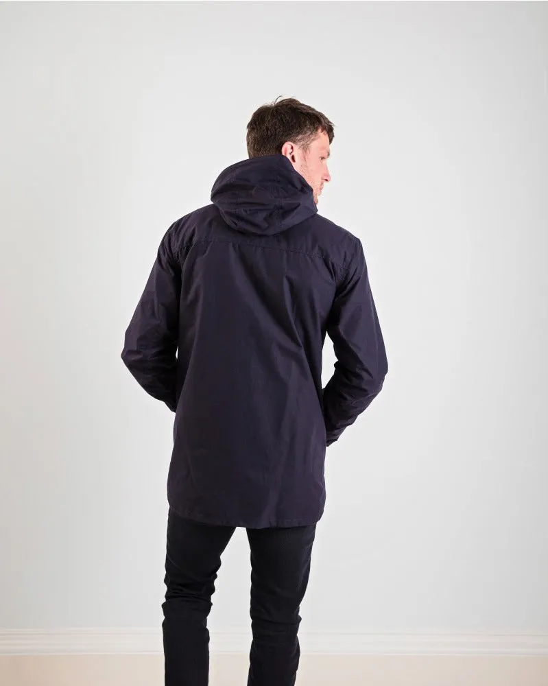 Men's Wax Jacket in Navy