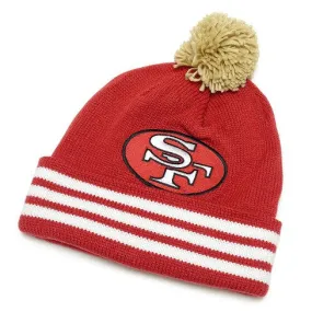 Mitchell & Ness San Fransico 49ers Throwback Striped Beanie