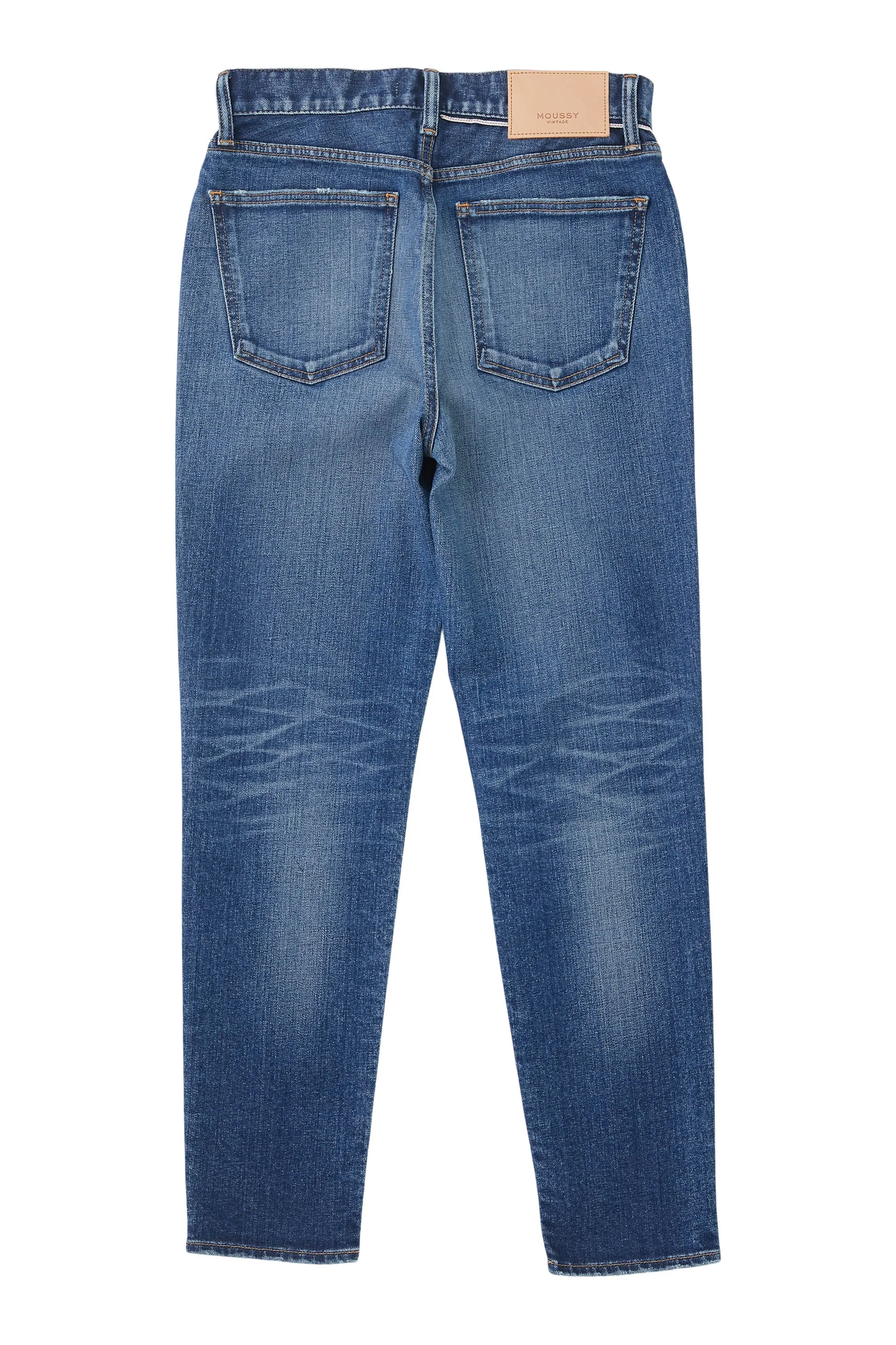 Moussy Denim Ballena Skinny High Rise in Blue