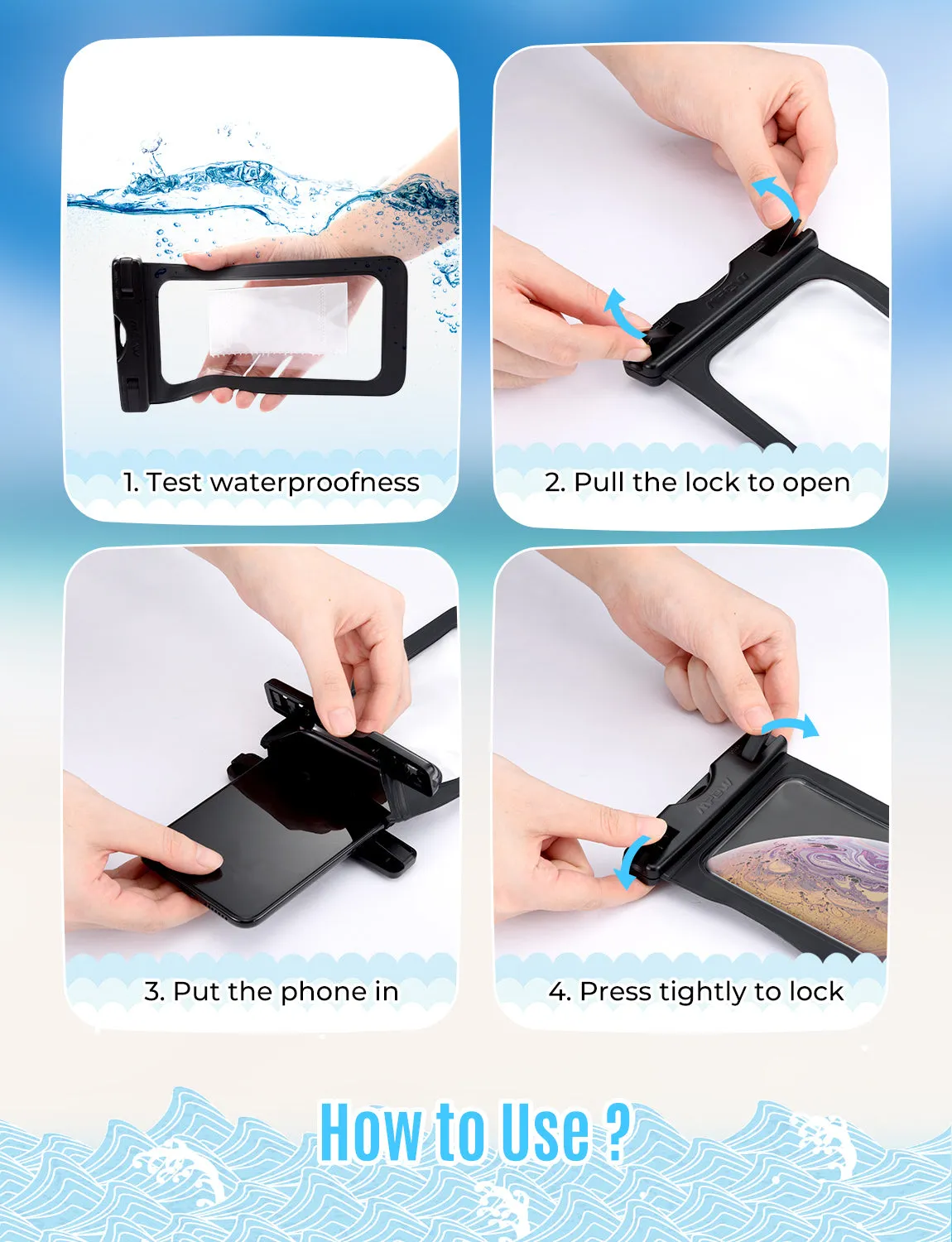 Mpow PA132A Waterproof Phone Pouch