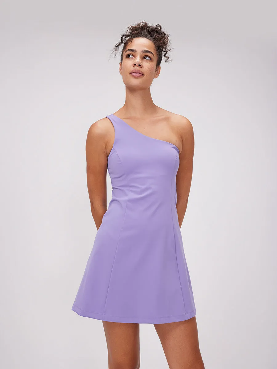 One Shoulder Dress - Unlined