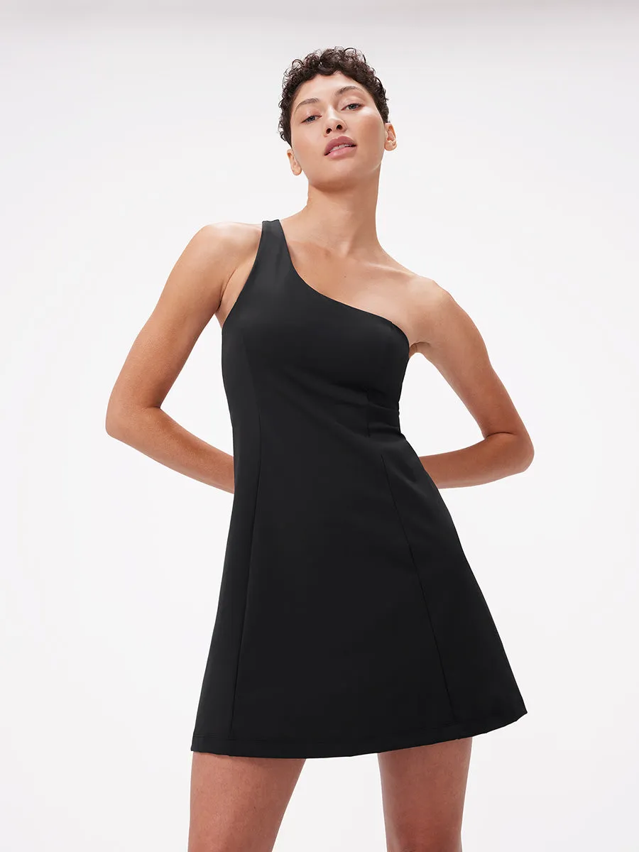 One Shoulder Dress - Unlined