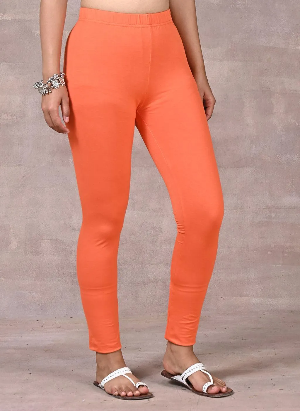 Orange Plain Tight