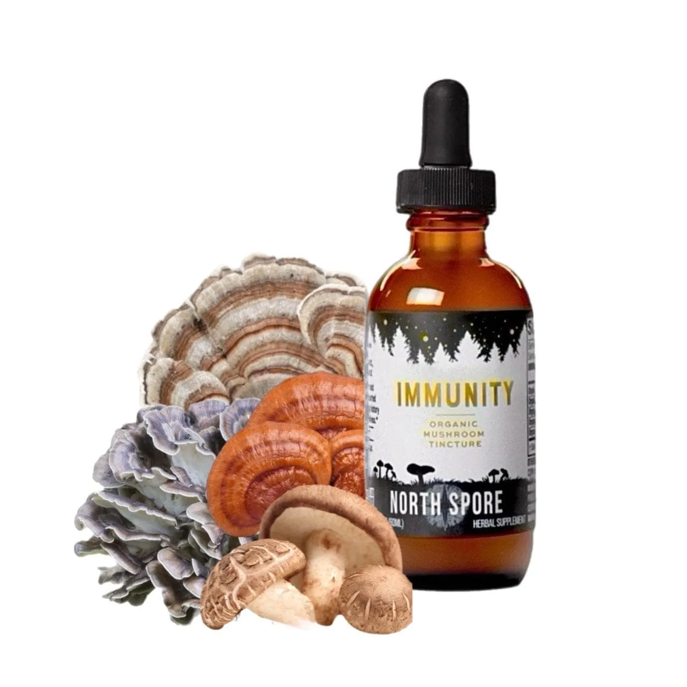 Organic Immunity Mushroom Blend Tincture