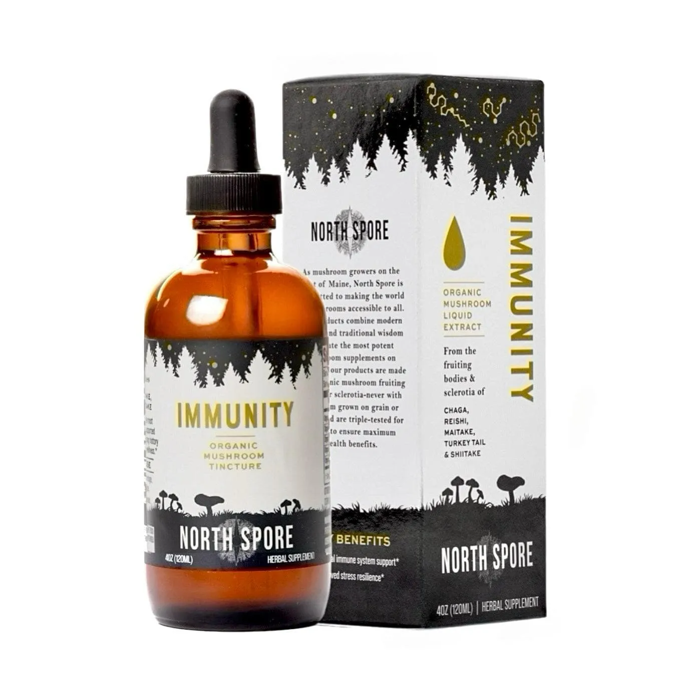 Organic Immunity Mushroom Blend Tincture