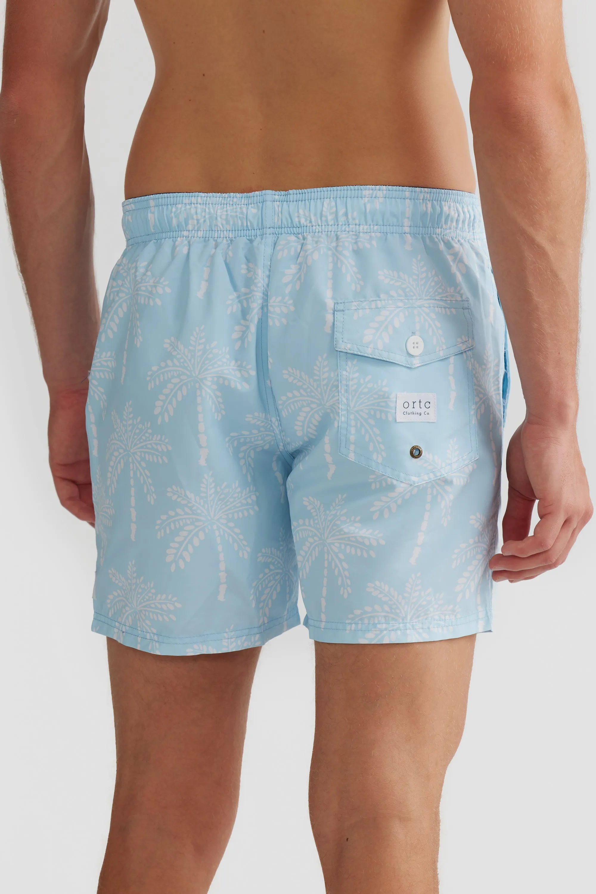 Palm Cove Pale Blue Swim Shorts