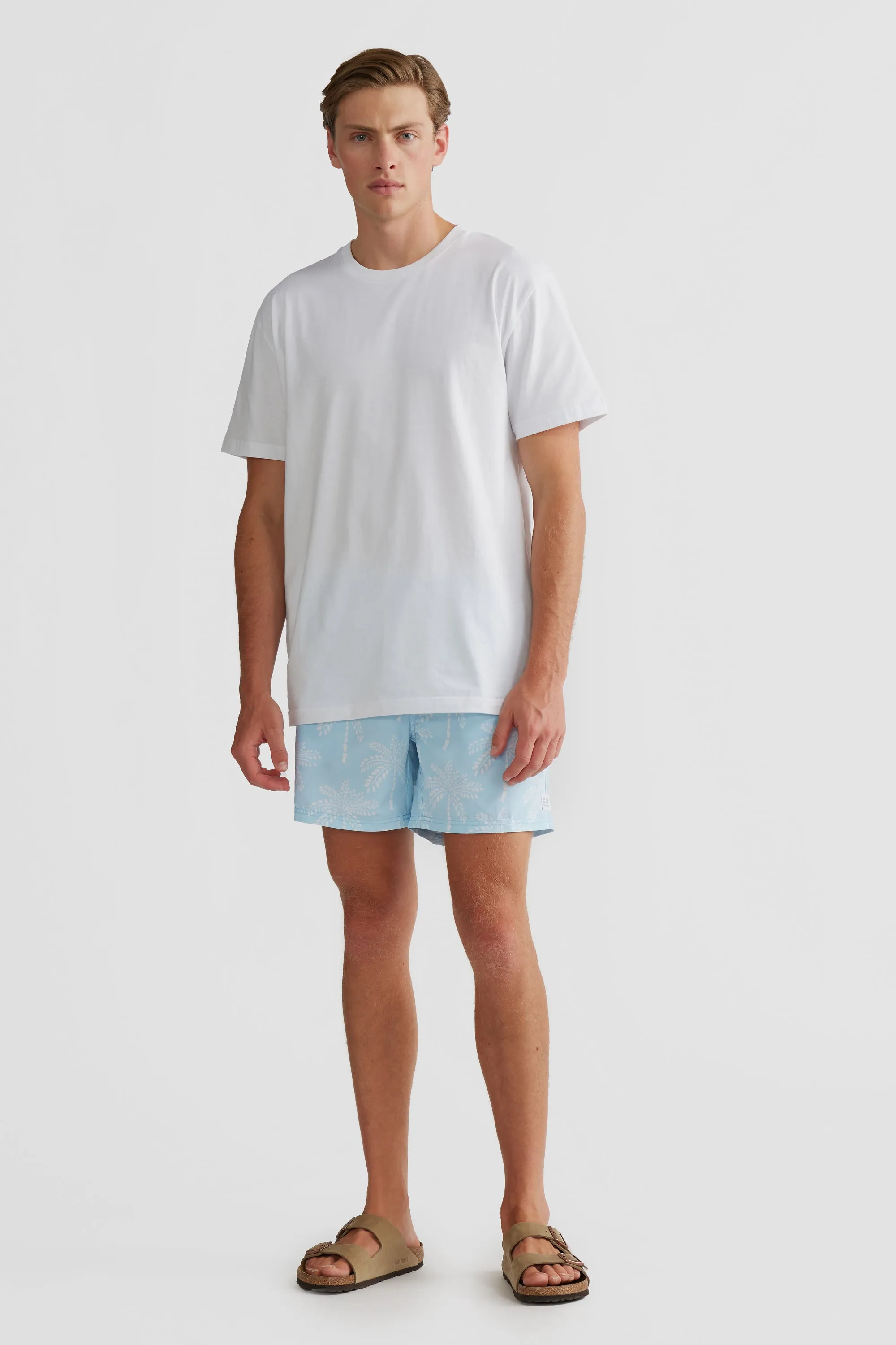 Palm Cove Pale Blue Swim Shorts