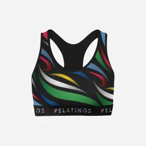 PeLatinos Flame (Original Color) - Sports Bra